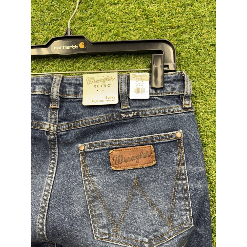 Wrangler Retro Trumpet Jeans Womens 30x34 Bailey High Rise Bootcut Western NWT - Picture 8 of 12